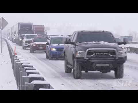 01-30-2023 Loveland, CO - Snow Squalls Cause Accidents on i25-Stopped Traffic-Plows-Wrecks