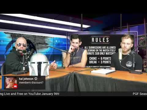 LIVE - PGF Season 3 Preview - Brandon, Keelan, and Skaff