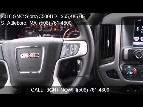 2016 GMC Sierra 3500HD SLT for sale in S. Attleboro, MA 0270