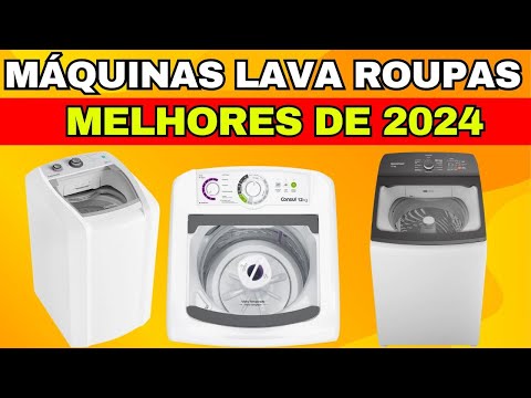 Melhor MÁQUINA DE LAVAR ROUPAS 2024 | 3 Melhores maquinas de lavar Roupa para Comprar