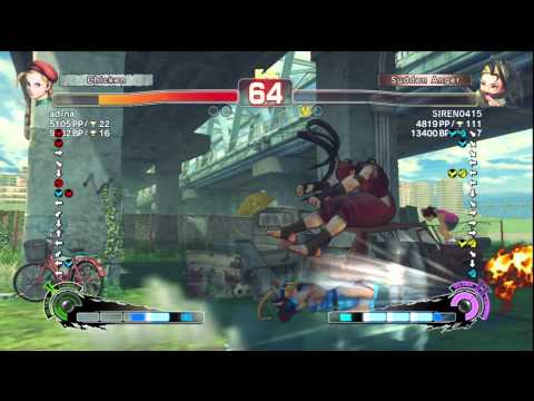 ad-na [Cammy] vs. SIREN0415 [Ibuki] | SSF4 Arcade Edition