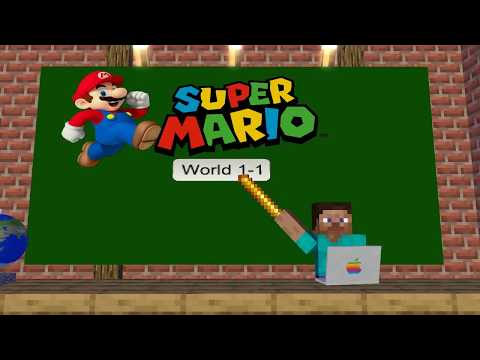 Monster School: Super Mario Demo CHALLENGE - Minecraft Animation 2019