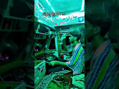 Truck Driving in Night 3:Am. #rajawaseemvlog