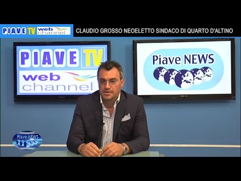CLAUDIO GROSSO NEOELETTO SINDACO DI QUARTO D'ALTINO