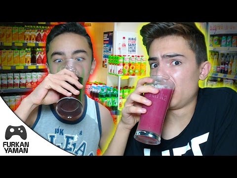 İÇECEK SMOOTHİE CHALLENGE!! Tüm İçecekler Karıştıı!!!