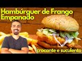 Hambúrguer De Frango Empanado Molho Especial