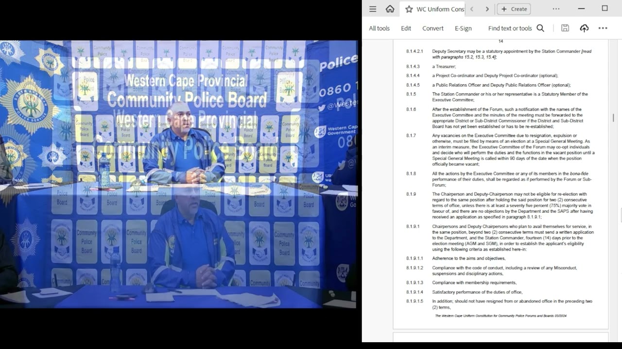 Chapter 8 - WCCPF Uniform Constitution 2024