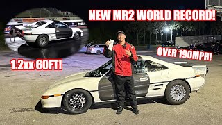 The Mr2 Goes DEEP 7's! The Fastest I Have EVER BEEN!