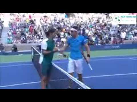 Roger Federer vs Leonardo Mayer tennis highlighs US Open 2015 ##