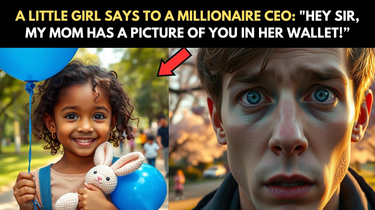 A LITTLE GIRL SAYS TO A MILLIONAIRE: "HEY SIR, MY MOM HAS A PICTURE OF YOU IN HER WALLET!"