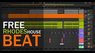 FREE House Beat + Ableton Project | EP Rhodes House Beat
