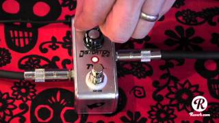 Video thumbnail for TWA Effects Fly Boys series DISTORTION mini foot pedal demo with Suhr strat by gearmanndude