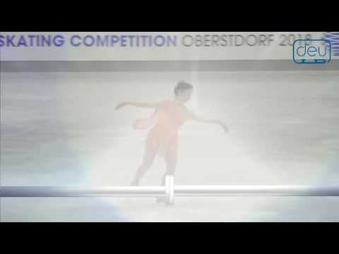 Stephanie Hao. Oberstdorf 2018. Silver Ladies I FS. 23 place