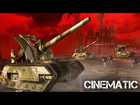 WARHAMMER 40K CINEMATIC BATTLE: Steel Legion vs Blood Pact - Men of War: Assault Squad 2