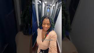 Preparing to take a scenic train #traintravel #traintravelvlog #traintrip #solotravel #amtrak