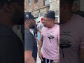 QUEENZFLIP PRESSES TRIES TO HUG BENZINO IN THE BRONX
