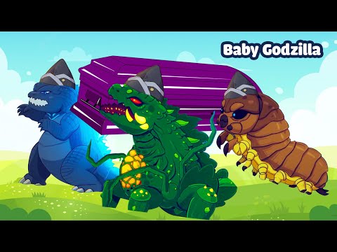 Baby Godzilla, Kong, Mothra Larva vs Biollante || Coffin Dance Song Meme Cover