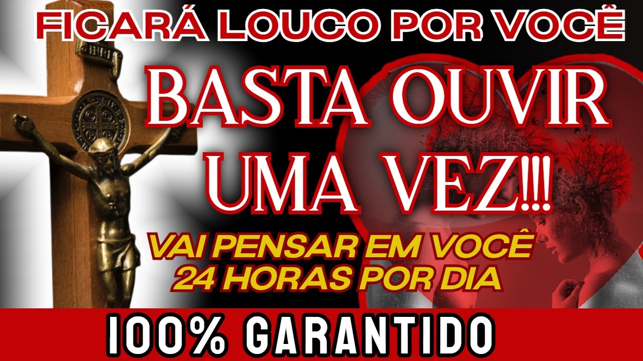 ATENÇÃO! LEI DA ATRAÇÃO MILAGROSA! ELE OU ELA VAI PENSAR EM VOCÊ 24 HORAS!