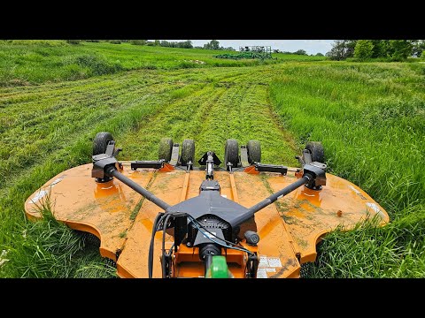 Time to Break Out The Batwing Mower