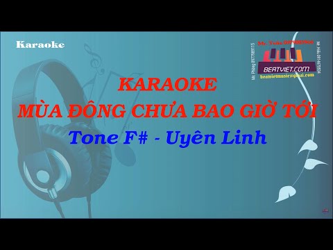 Karaoke - Mùa đông chưa bao giờ tới - Tone F# - Uyên Linh - BeatViet.com