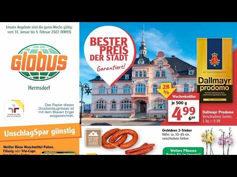 🛒 Globus Katalog Prospekt 31. Januar bis 5. Februar 2022 - Neuigkeiten, Angebote Deutschland 🇩🇪
