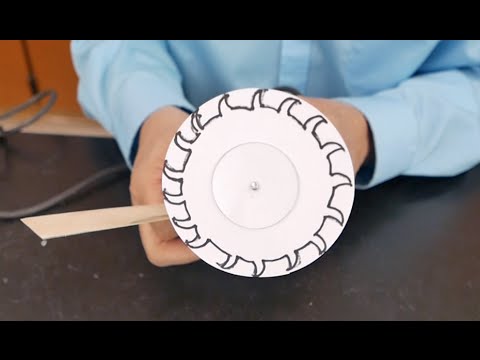 Paper Saw Blades- paper cuts paper- Part 1- centrifugal force  //  Homemade Science with Bruce Yeany