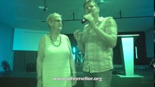 Stroke pins and needles numbness healed during corporate prayer - John Mellor Healing Ministry