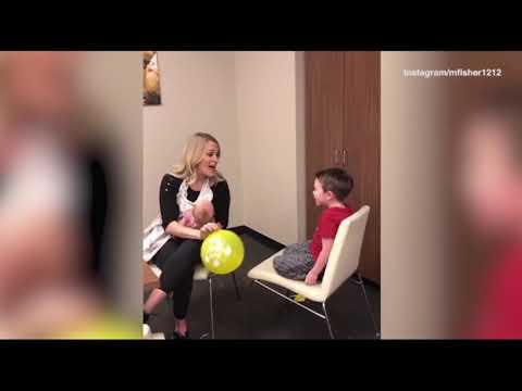 Carrie Underwood sings happy birthday with lungs full of helium