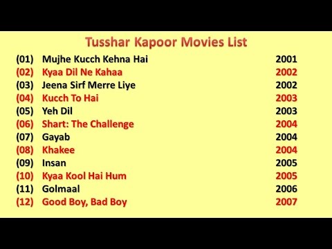 download lagu mp3 mp4 Tusshar Kapoor Movies List, download lagu Tusshar Kapoor Movies List gratis, unduh video klip Tusshar Kapoor Movies List