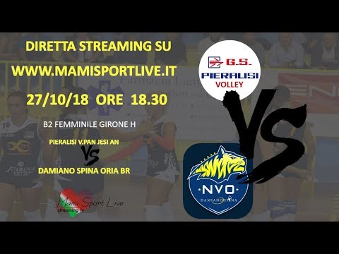 (DIRETTA) PIERALISI V.PAN JESI AN   VS  DAMIANO SPINA ORIA BR