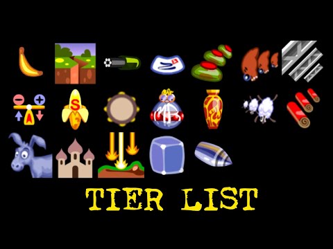 Every Super Weapon in Worms Armageddon RANKED by a speedrunner