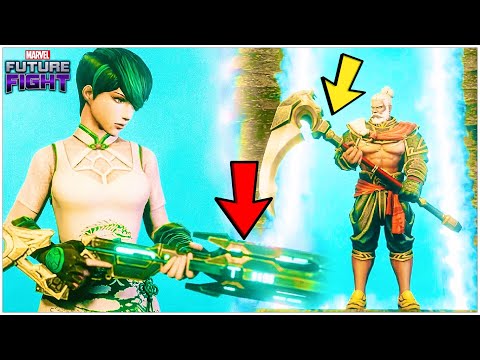 T4 SHADOW SHELL & WAR TIGER! WARRIORS OF THE SKY UNIFORMS! l Marvel Future Fight