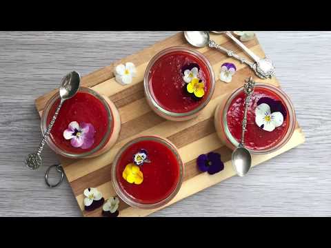 VASITOS de QUESO de CABRA con MERMELADA de PIMIENTO. ¡Deliciosos!