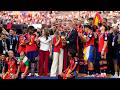 Así celebraron los Felipe y Letizia, la princesa Leonor y la infanta Sofía la victoria de España