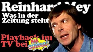 Reinhard Mey - Was in der Zeitung steht - 1983er Playback-Auftritt