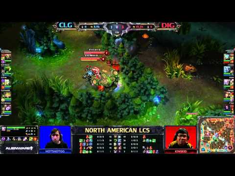 CLG vs DIG - LCS 2013 NA Spring W6D1 (English)