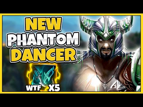 WTF!? THE NEW PHANTOM DANCER STACKS LAST LITERALLY FOREVER (UNLIMITED GHOST!) - League of Legends