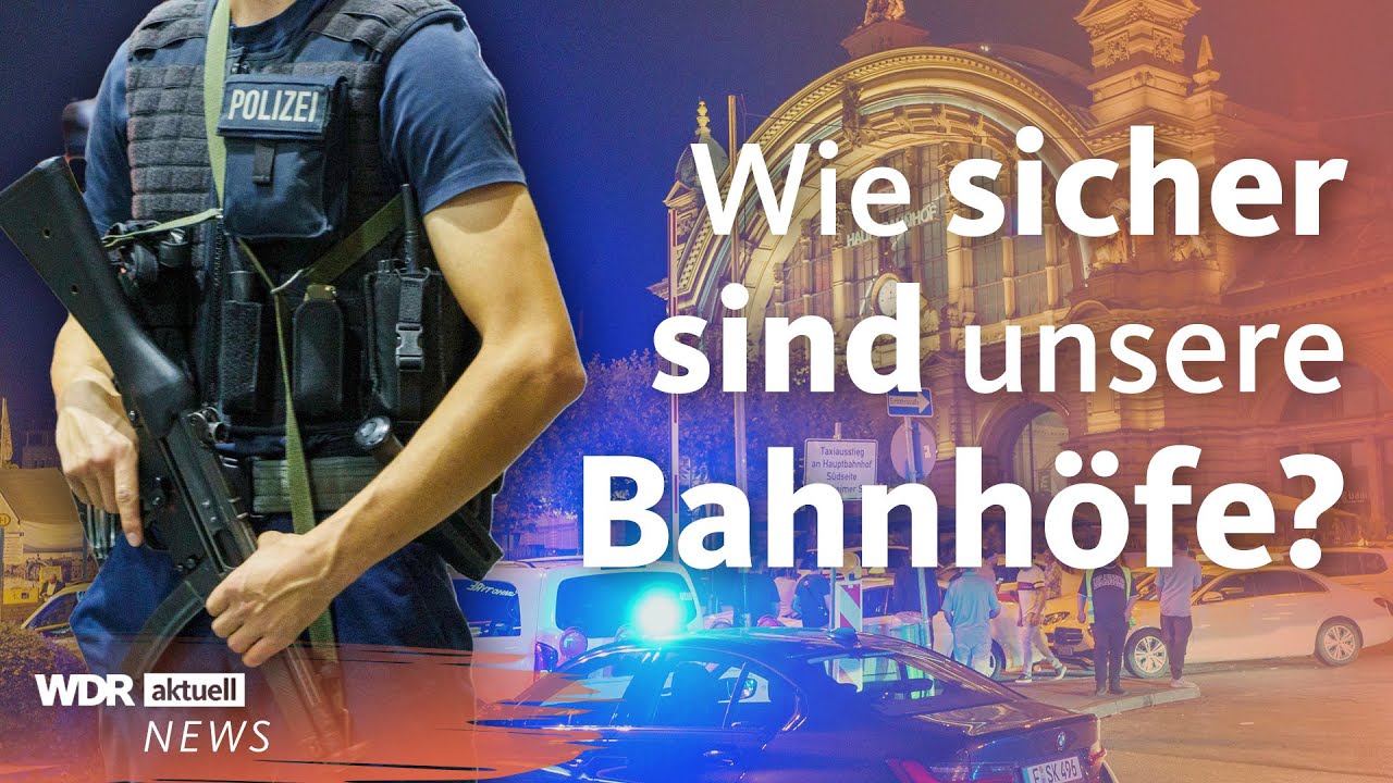 Schüsse am Frankfurter Bahnhof: 27-jähriger Mann am Gleis erschossen | WDR Aktuelle Stunde