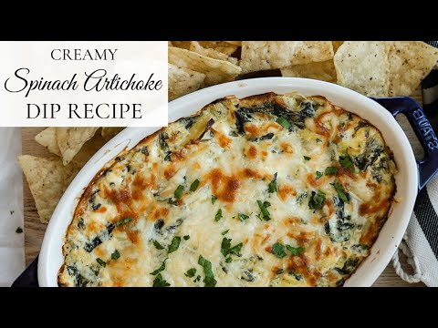 Creamy Spinach Artichoke Dip Recipe