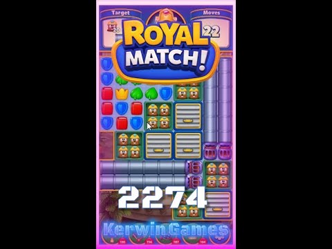 Royal Match Level 2274 - No Boosters Gameplay