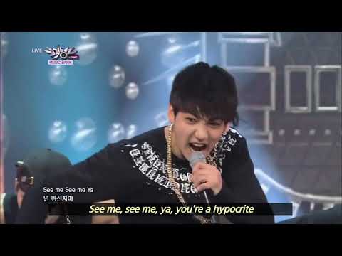 BTS - We Are Bulletproof Pt. 2 & No More Dream (2013.06.29) [Music Bank w/ Eng Lyrics]