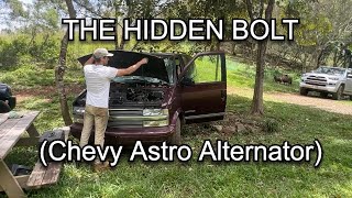 Chevy Astro Van Alternator Replacement (Hidden Bolt Location + Full Guide)