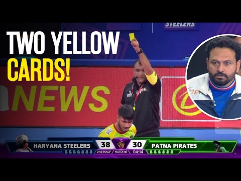 Pro Kabaddi - Two Yellow Cards in a Single Match | Devank Dalal | Haryana Steelers vs Patna Pirates