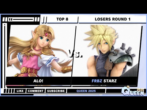 Queen 2025 - Top 8 - Losers Round 1 - Alo! (Zelda) VS StarZ (Cloud) - SSBU - Ultimate Singles
