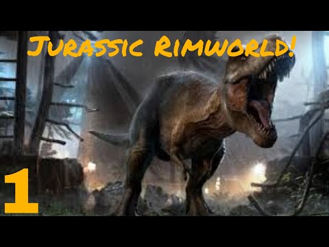 Jurassic rimworld Modded! Episode 1!