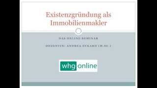 Become a real estate agent in Germany | Immobilienmakler werden englisch