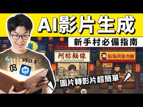 AI影片生成教學！新手用Nano Banana、ChatGPT 如何圖片轉影片，完整示範含指令優化