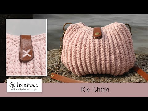 Rib Stitch Tasche