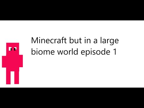 EPIC! Minecraft Huge Biome Survival!