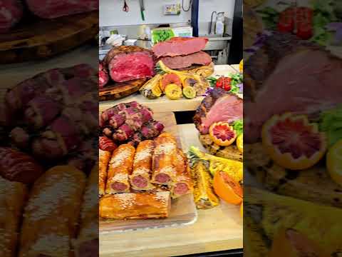 What a beautiful display at Gourmet Glatt Deli with the heimishe Chef David Simon